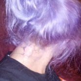 fioletowy (violet) kolor włosów dzięki tonerowi MANIC PANIC