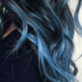 niebieski (blue) kolor włosów dzięki tonerowi Crazy Color